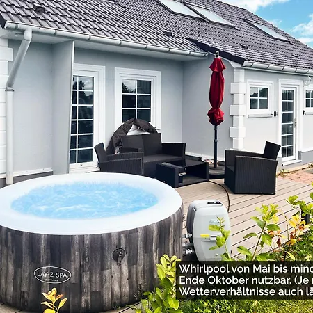 Vakantiehuis Ferienhaeuser Insel Usedom Haus Diego 9 - Blick Aufs Achterwasser! Whirlpool Und Sauna