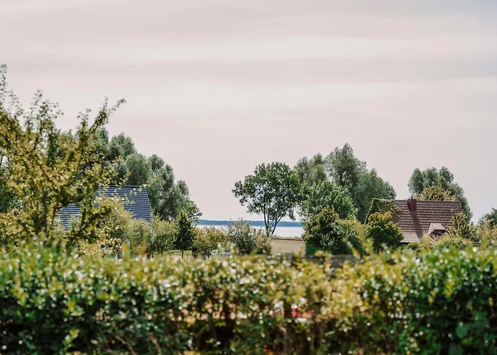 度假居 Ferienhaeuser Insel Usedom Haus Diego 9 - Blick Aufs Achterwasser! Whirlpool Und Sauna Lutow