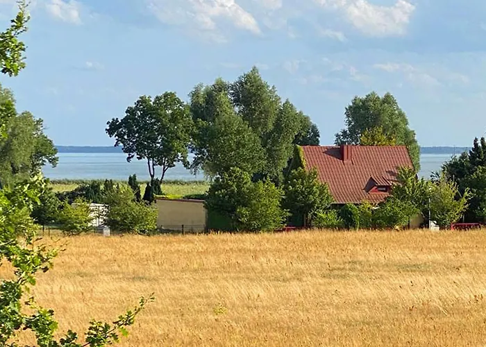 度假居 Ferienhaeuser Insel Usedom Haus Diego 9 - Blick Aufs Achterwasser! Whirlpool Und Sauna Lutow