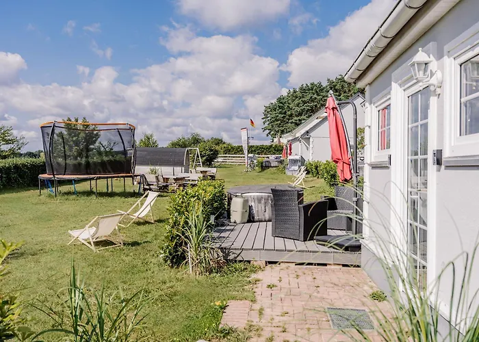 Ferienhaeuser Insel Usedom Haus Diego 9 - Blick Aufs Achterwasser! Whirlpool Und Sauna Lutow